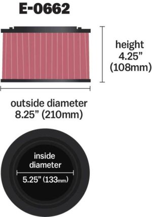 Ford Ranger Replacement Air Filter - K&N Engineering - High-Flow - `12-`15